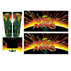 Attack from Mars CABINET DECALS
