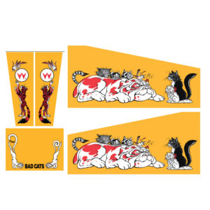 Bad Cats cabinet decals