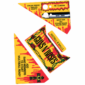 Guns n Roses apron decal