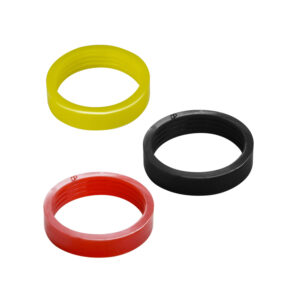 Slim silicone flipper rubber red