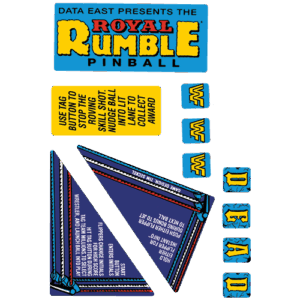 Royal Rumble apron decal set