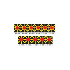 Scorpion target decals