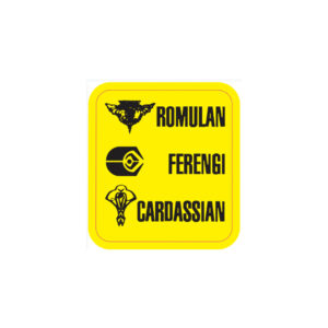 Star Trek next generation target decal