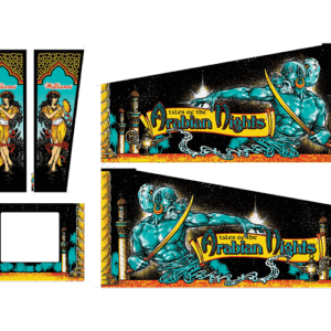 Tales of the Arabian Nights CABINET DECALS