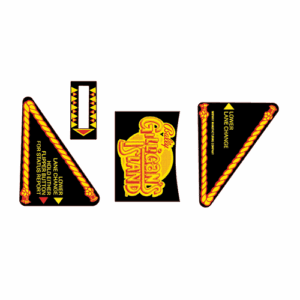 Gilligan's Island apron decals