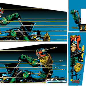 Judge Dredd cabinet decals