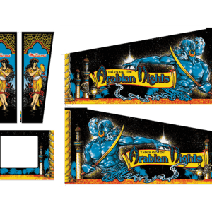 Tales of the Arabian Nights CABINET DECALS BLUE VERS.