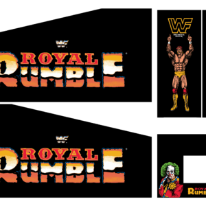 Royal Rumble DE cabinet decals