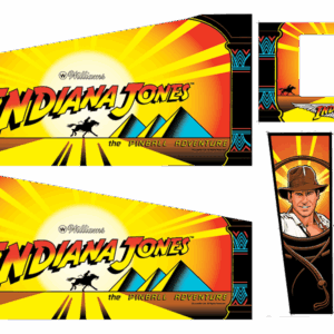 Indiana Jones cabinet decals