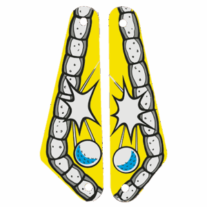 TEE'D OFF Gottlieb slingshot