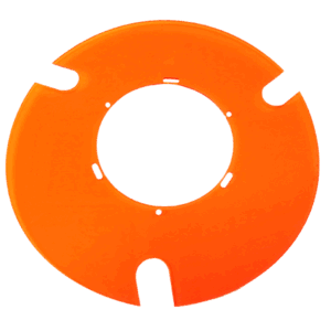 Judge Dredd Dead World orange transparent plastic