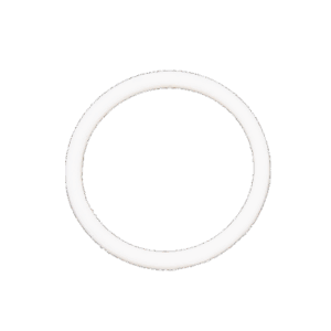 Silicone rubber ring 4" WHITE
