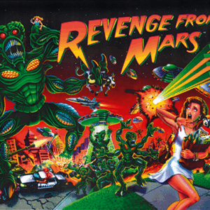 Revenge from Mars acrylic backglass
