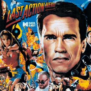Last Action Hero acrylic backglass