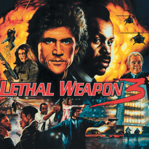 Letal Weapon 3 acrylic backglass