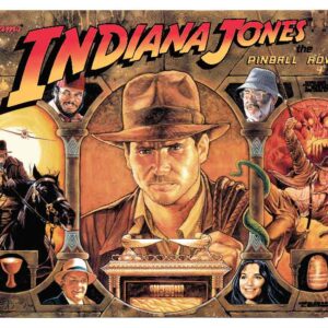 Indiana Jones acrylic backglass